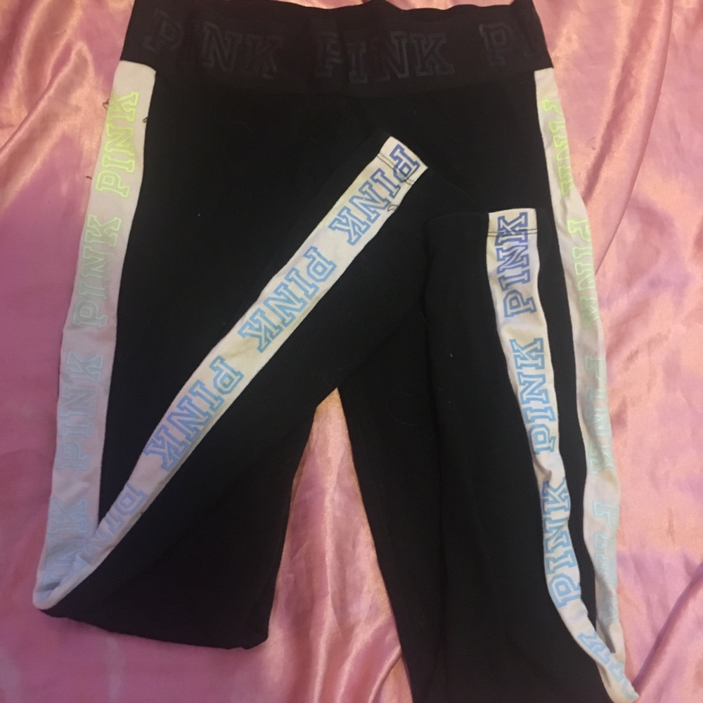 pink yoga leggings